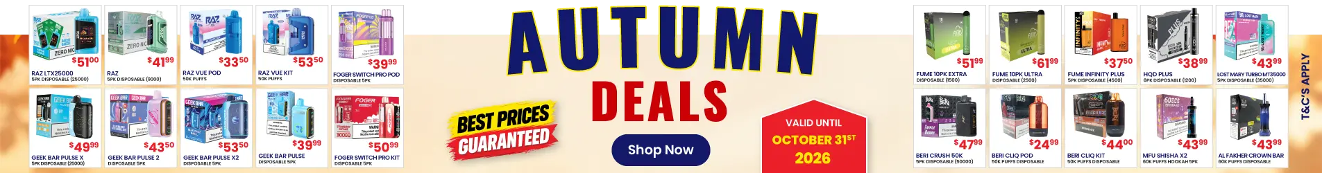 AUTUMN DEALS | NEPA Wholesale