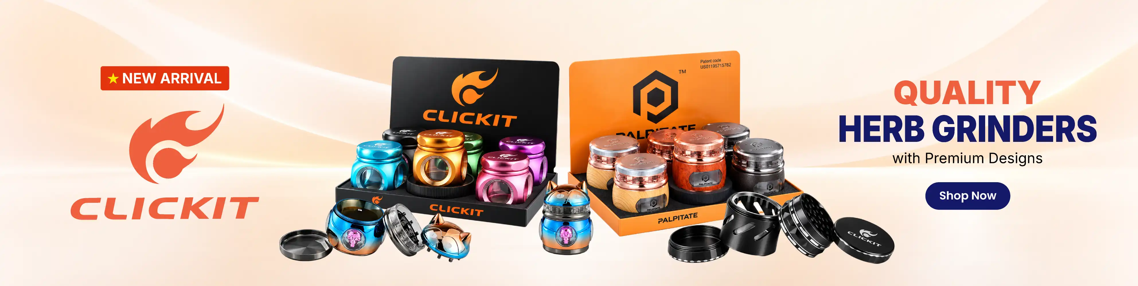 Click It Herb Grinder Wholesale | NEPA Wholesale
