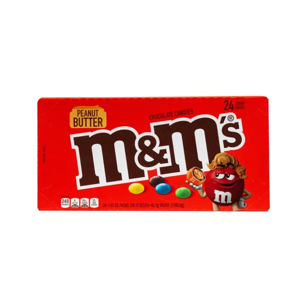 M&M 24-1.63 OZ PEANUT BUTTER
