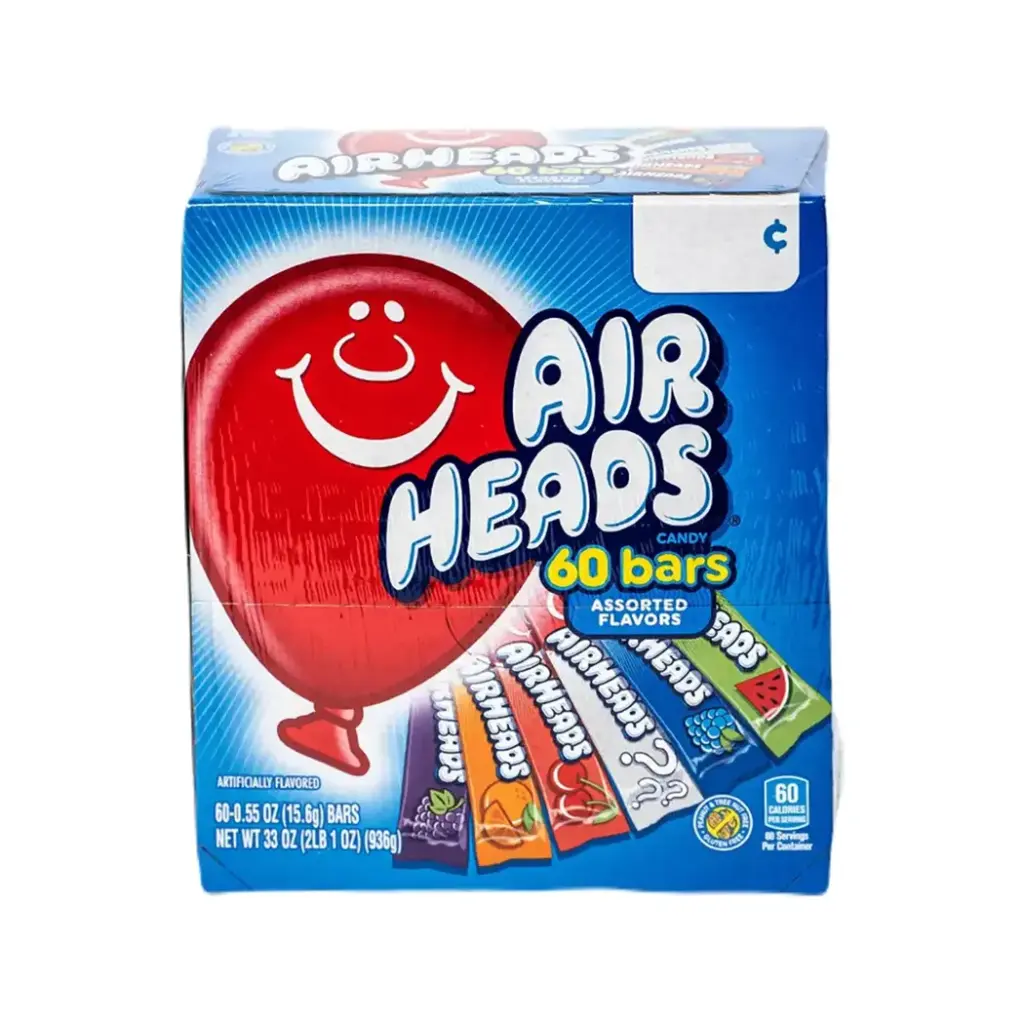 AIRHEADS 60CT ASSORTED BARS