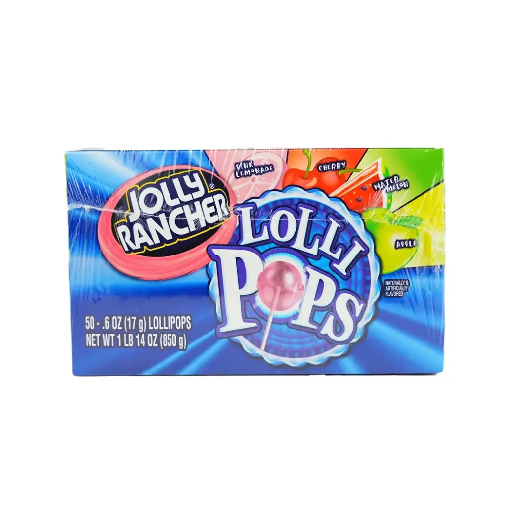 JOLLY RANCHER 50-.6OZ FILLED POPS
