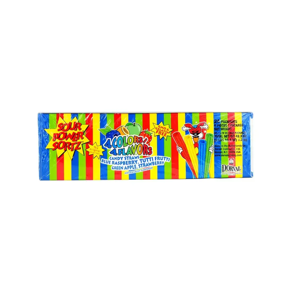 SOUR SUPER 24PK 4 COLOR 4 FLAVOR