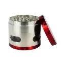 GRINDER (GR108-2) 61MM 4 PART ALLOY SMALL WINDOW WITH 2 TONE COLORS