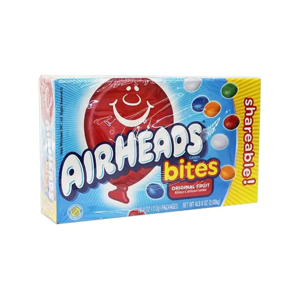 AIRHEADS BITES 18-4.0OZ FRUIT