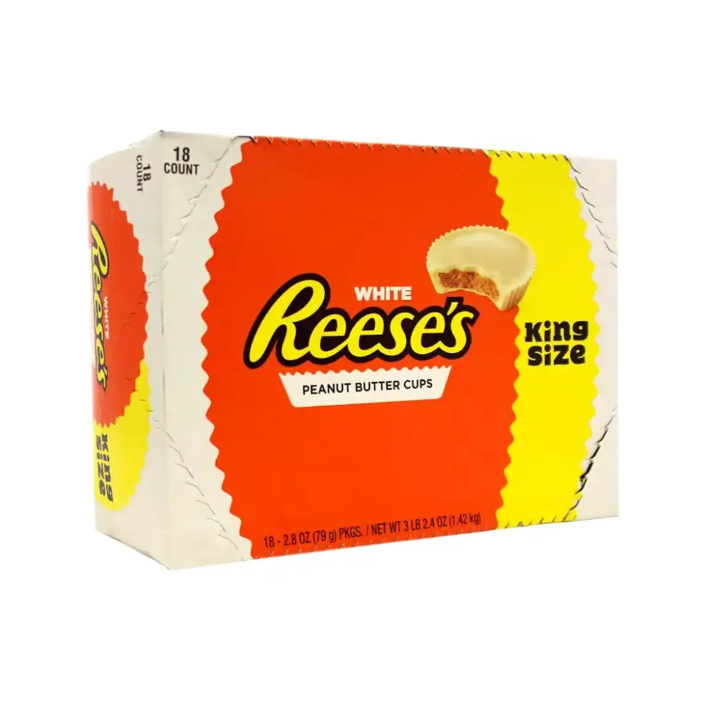 REESE'S 18-2.8OZ WHITE KING SIZE