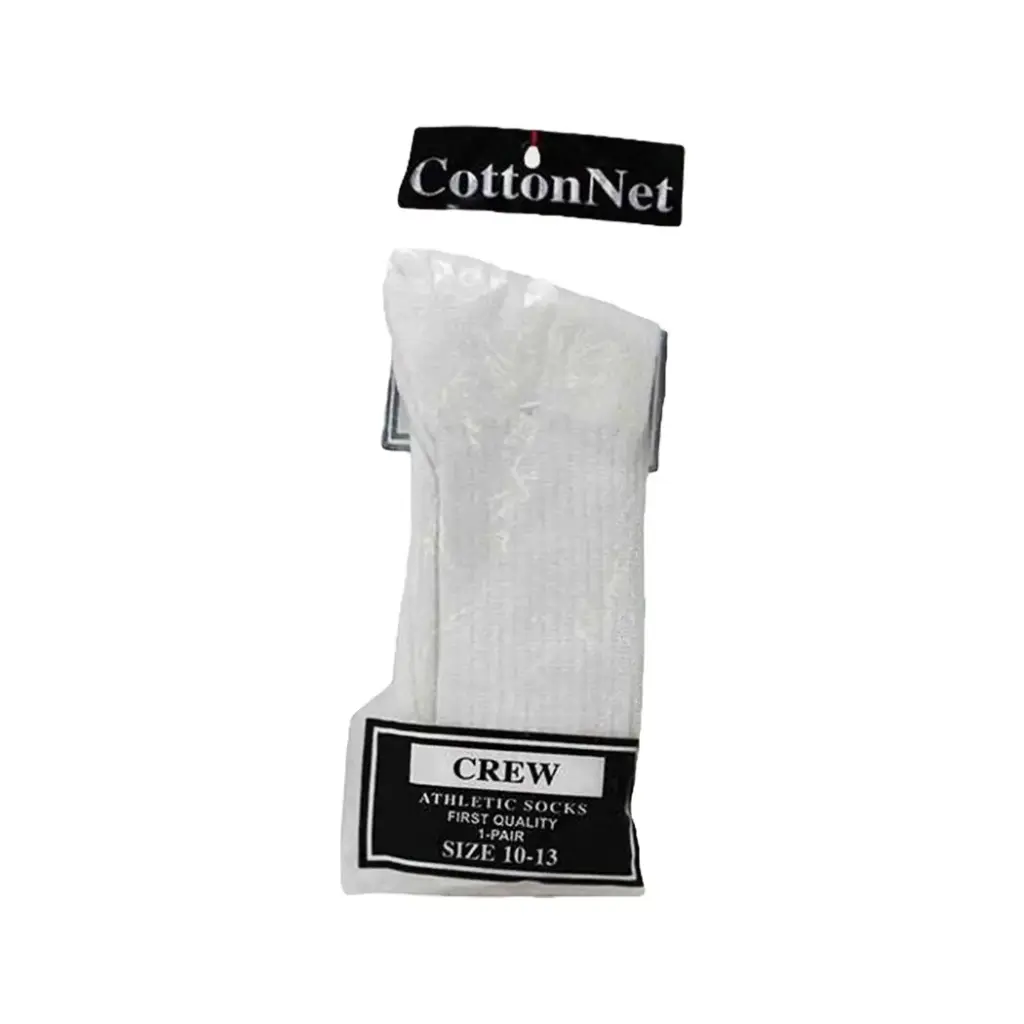 SOCKS WHITE CREW