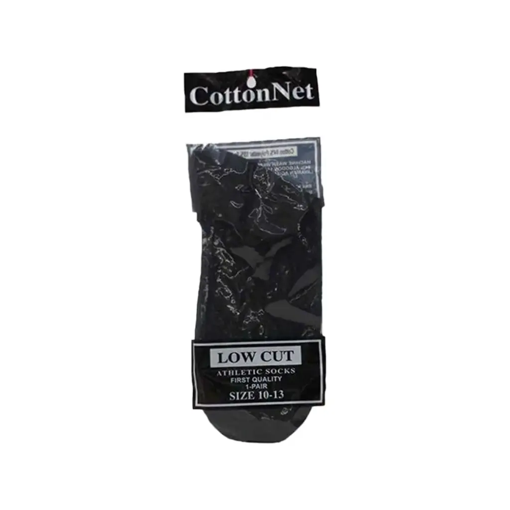 SOCKS BLACK LOW CUT
