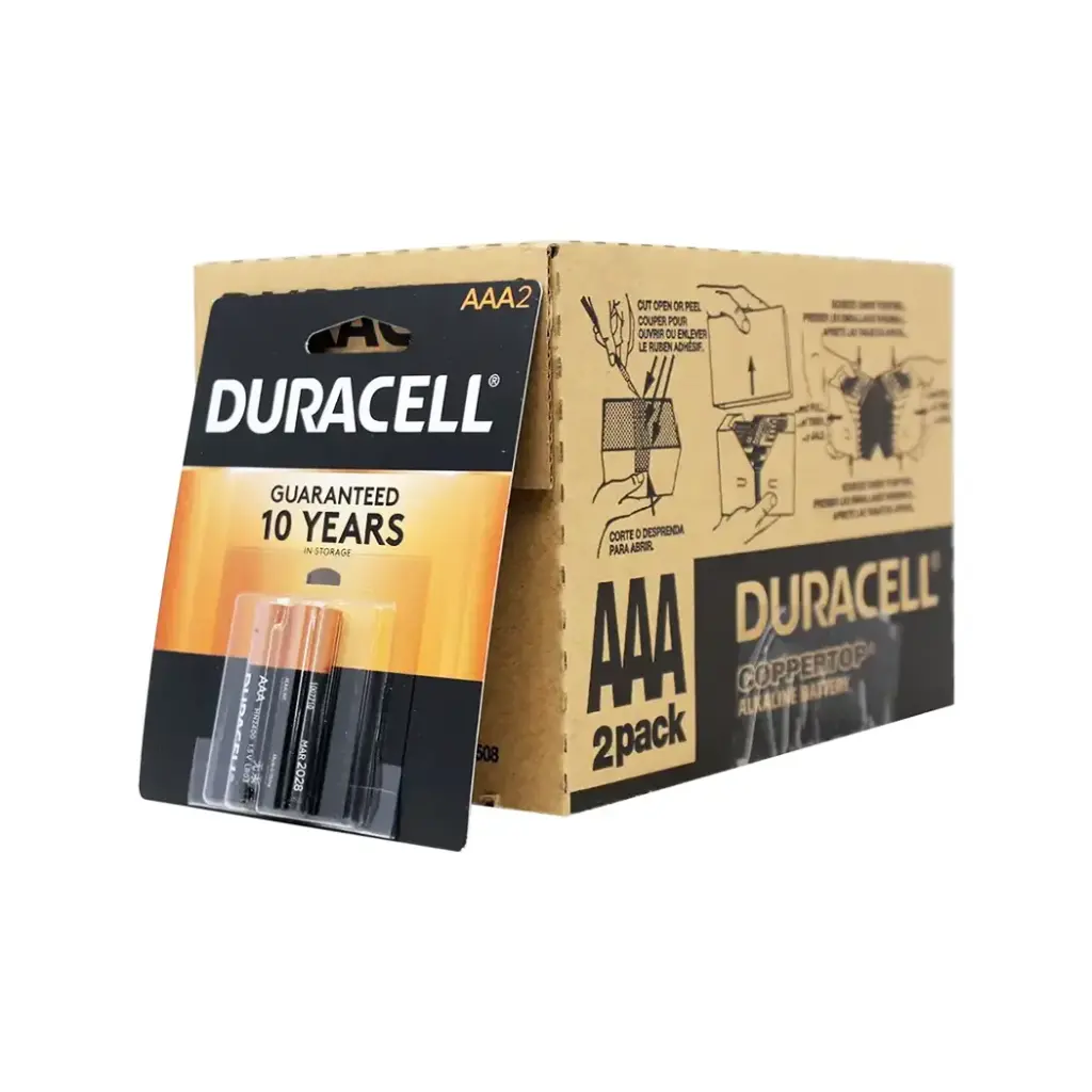 DURACELL AAA 2PK 18 CT COPPER TOP