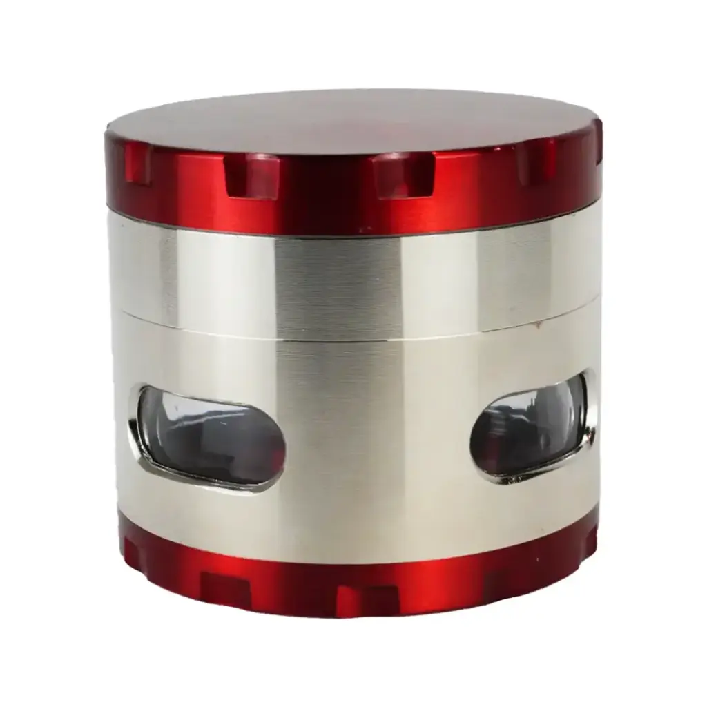 GRINDER (GR108-2) 61MM 4 PART ALLOY SMALL WINDOW WITH 2 TONE COLORS