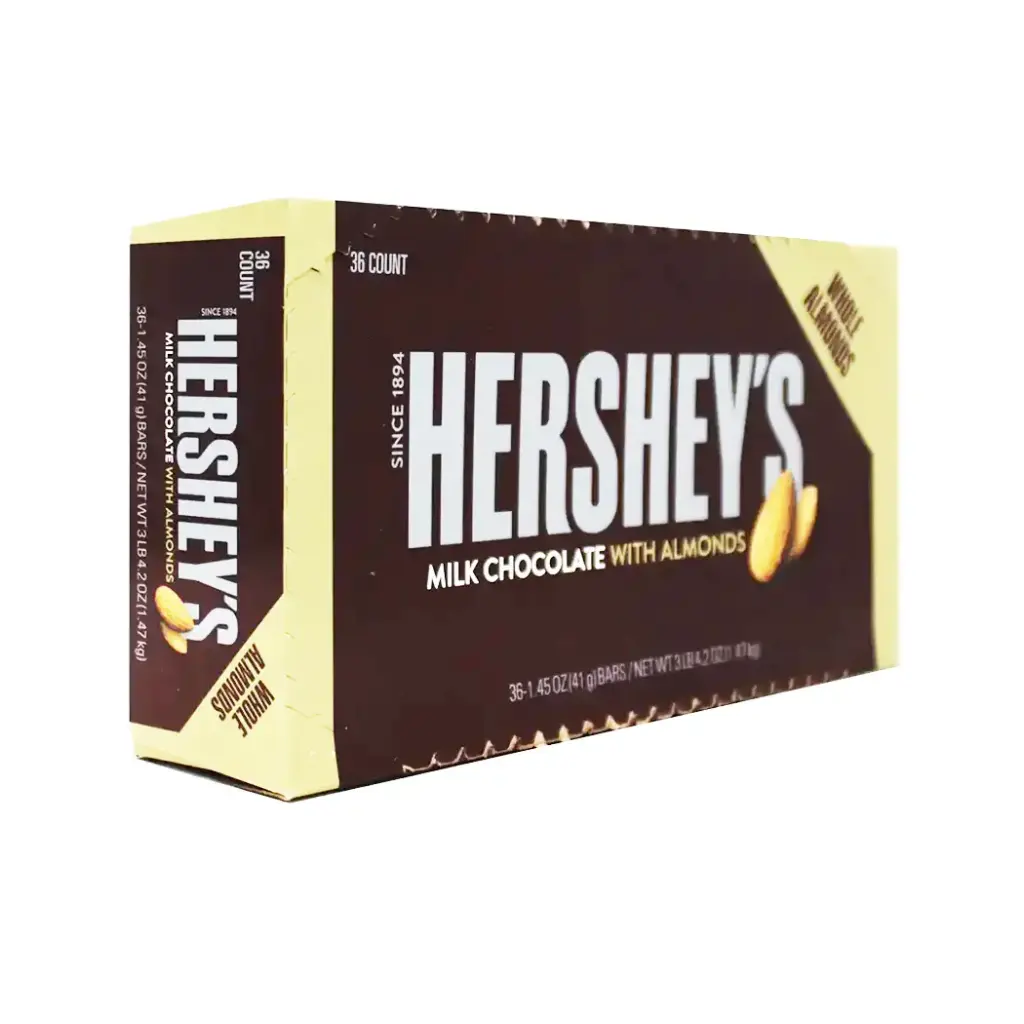 HERSHEY'S 36-1.45 OZ ALMOND MILK CHOCOLATE