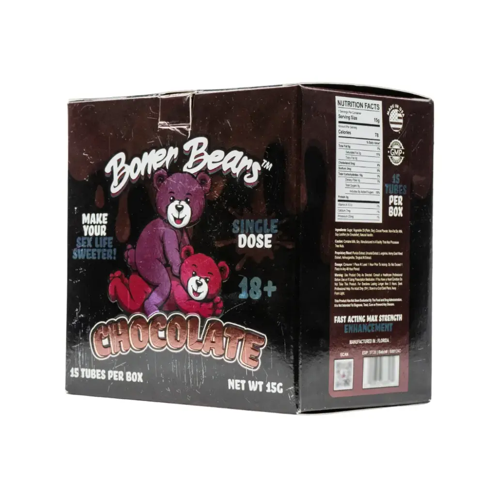 BONER BEARS 15CT-15GM TUBES PER BOX CHOCOLATE 