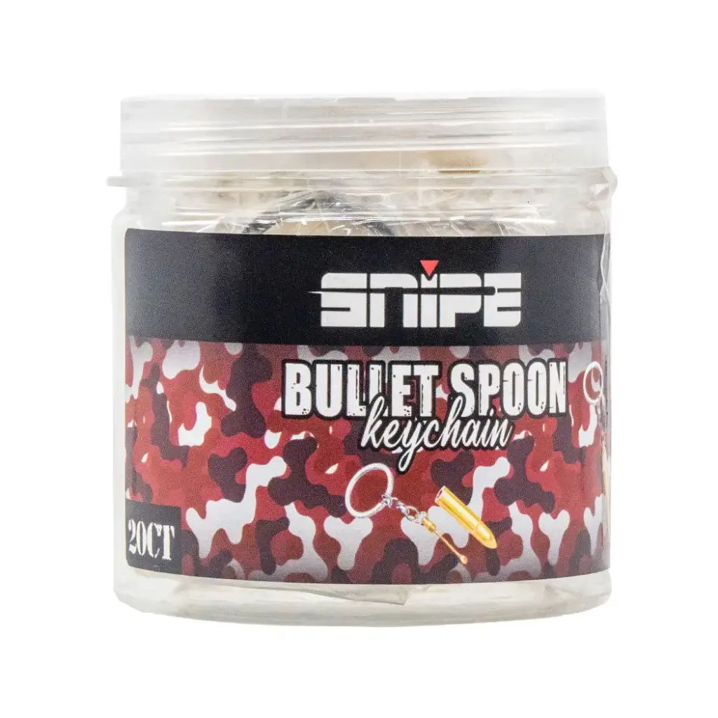 SNIPE 20PK-BULLET SPOON KEYCHAIN