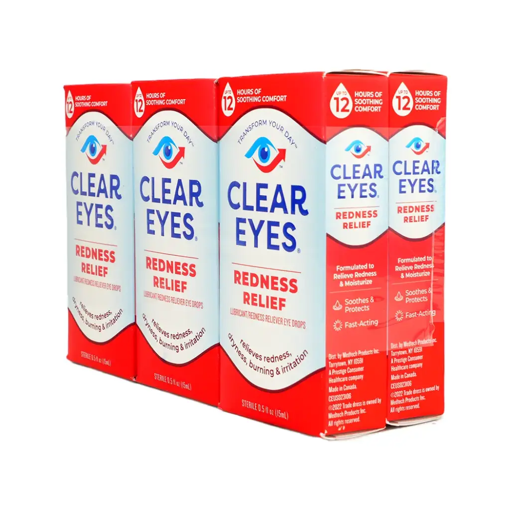 CLEAR EYES 0.5FL OZ - 6CT BOTTLE