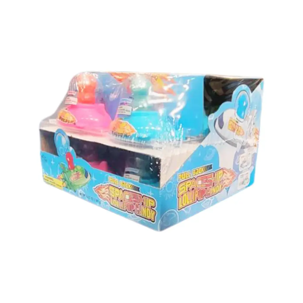 KOKO'S SPACESHIP LOLIPOP CANDY 12CT