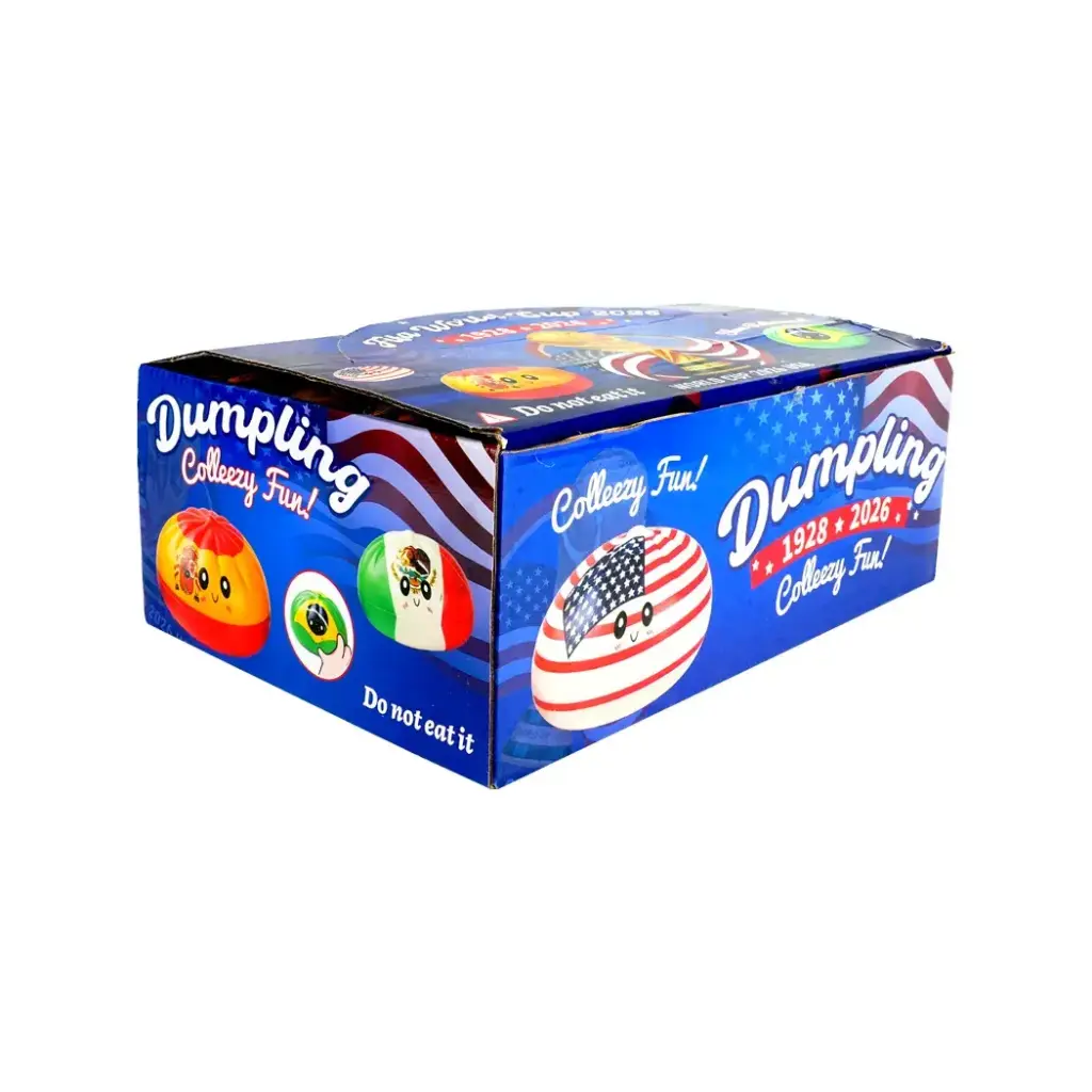 STRESS RELIEF SQUISHY DUMPLING TOY 12PK