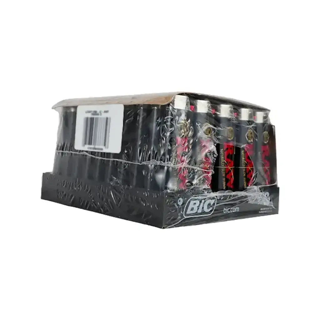 BIC PRINTED 50 CT RAW BLACK

