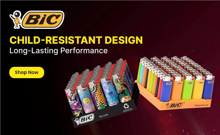 Bic Printed Lighters | Lighters and Fuels | NEPA Wholesale