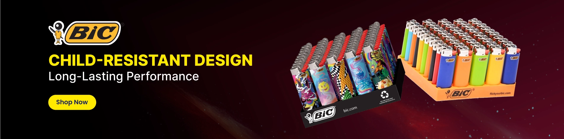 Bic Printed Lighters | Lighters and Fuels | NEPA Wholesale