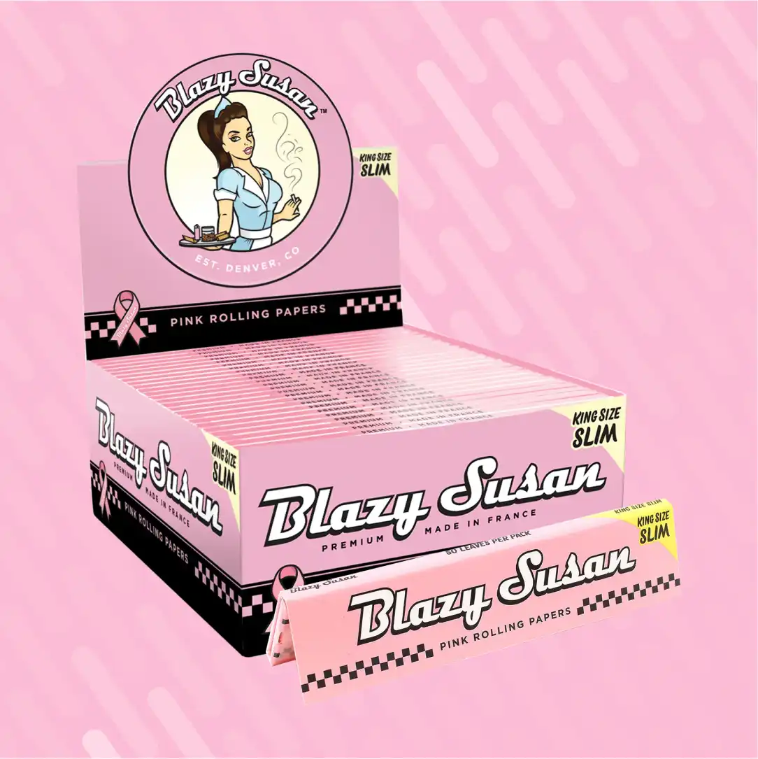 Blazy Paper Pink KS Slim – 50 Per Box | NEPA Wholesale