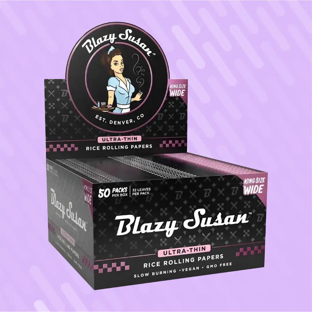 Blazy Paper Black Ultra-Thin King Size Wide - 50 Packs Per Box | NEPA Wholesale