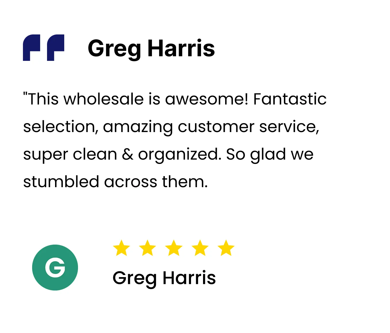 Testimonials | NEPA Wholesale