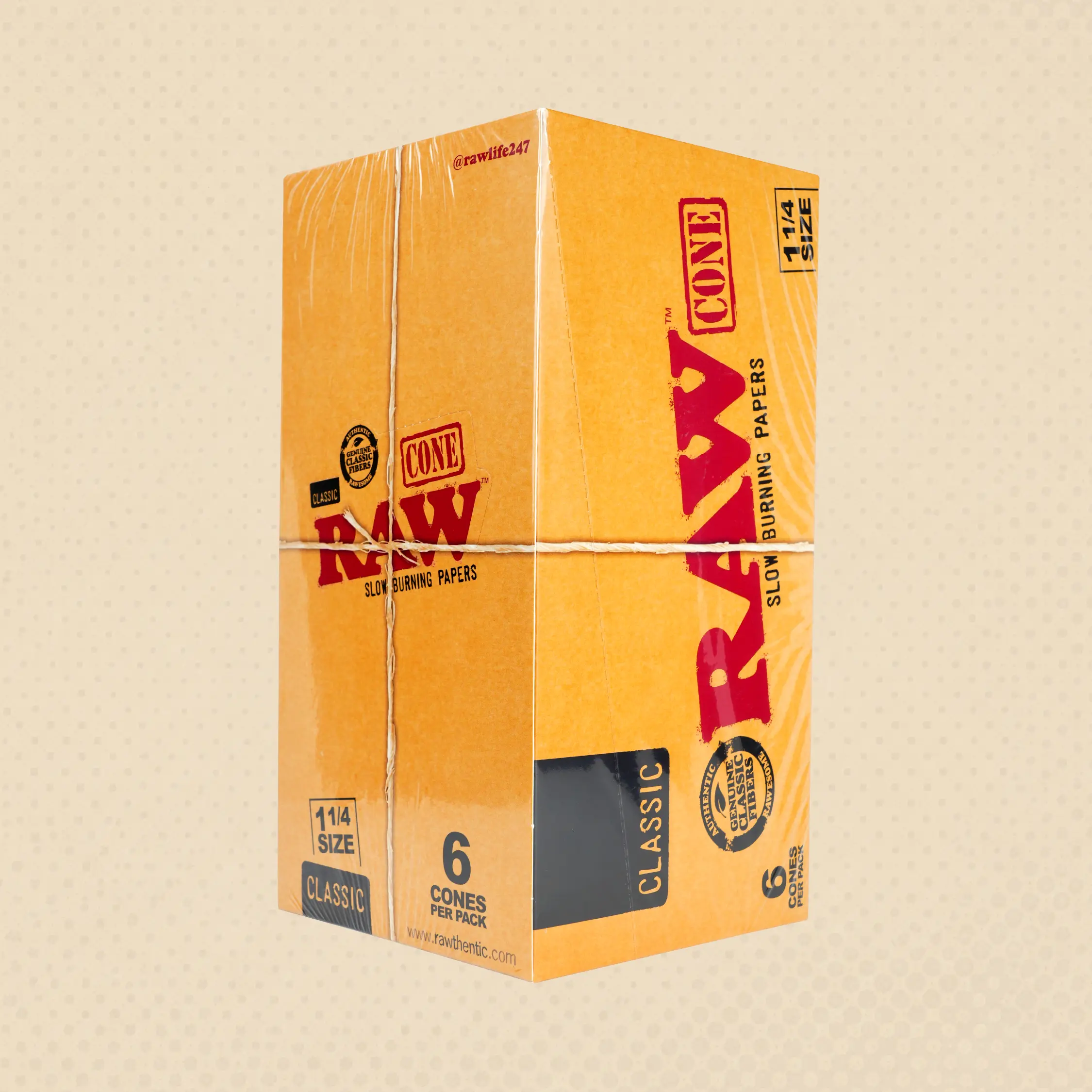 RAW Classic Cone 1 1/4 32 per Box 6pk | NEPA Wholesale