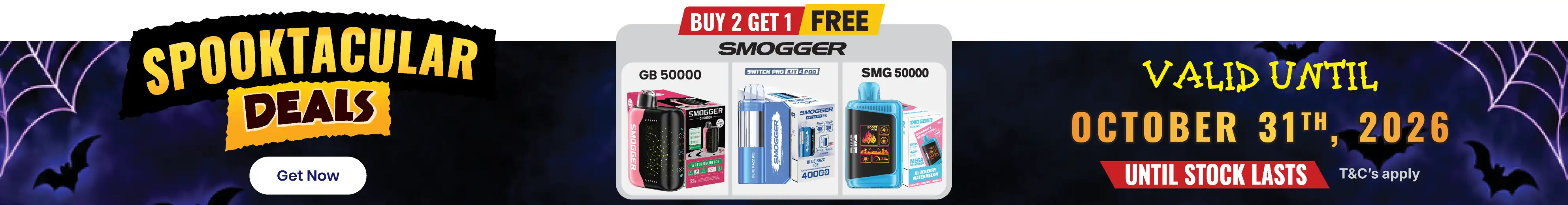 Buy 2 Get 1 Free | Spooktacular Deals