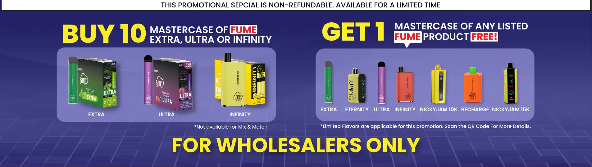 Fume Promotion | NEPA Wholesale