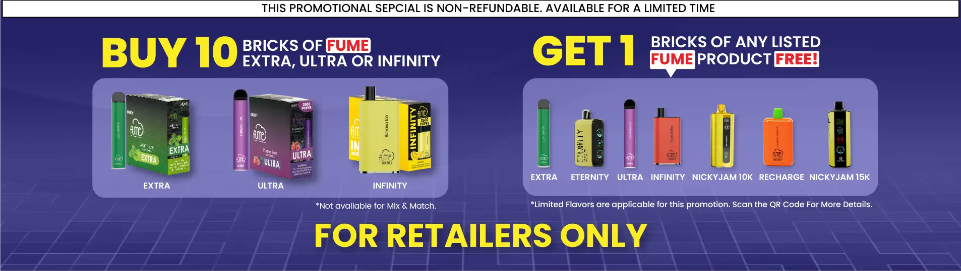 Fume Promotion | NEPA Wholesale
