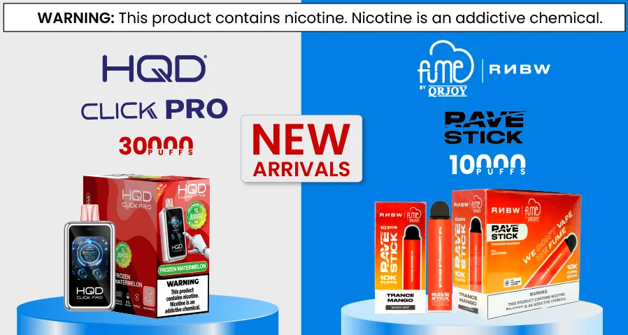 HQD Click Pro | Fume Rave Stick | NEPA Wholesale