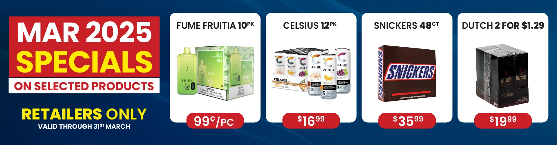 March Specials | NEPA Wholesale