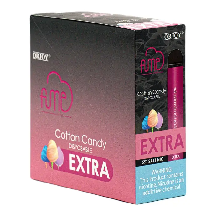 Fume's cotton candy-flavored vapes