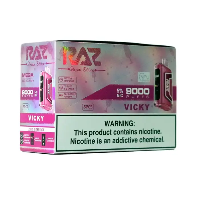 Raz Vape Vicky Flavors