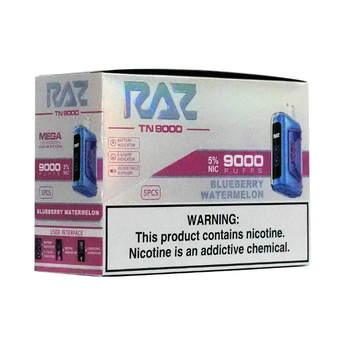 Raz Vape Blueberry Watermelon Flavors