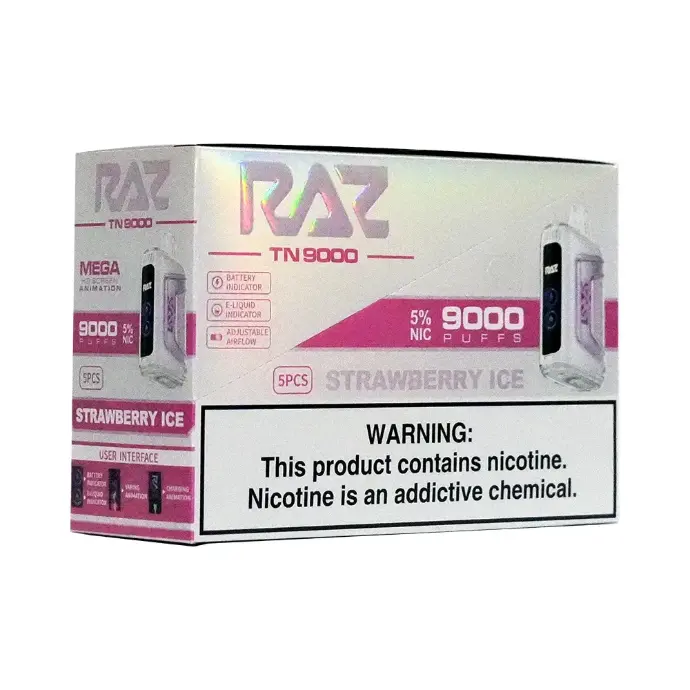 Raz Vape Strawberry Ice Flavors