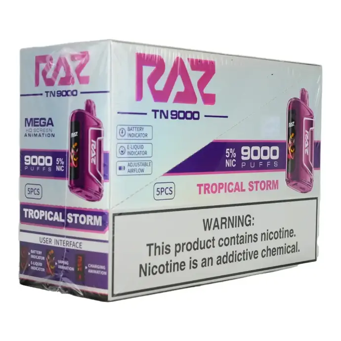 Raz Vape Tropical Storm Flavors