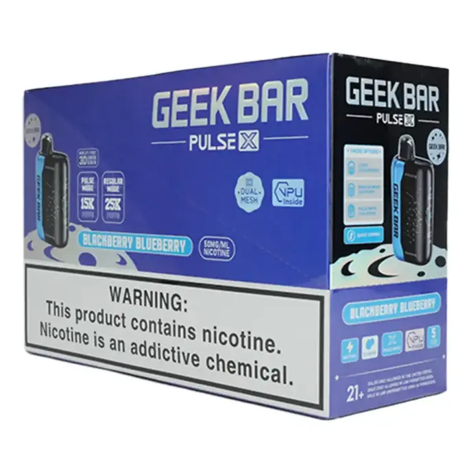Geek Bar Pulse X BBlueberry Flavors