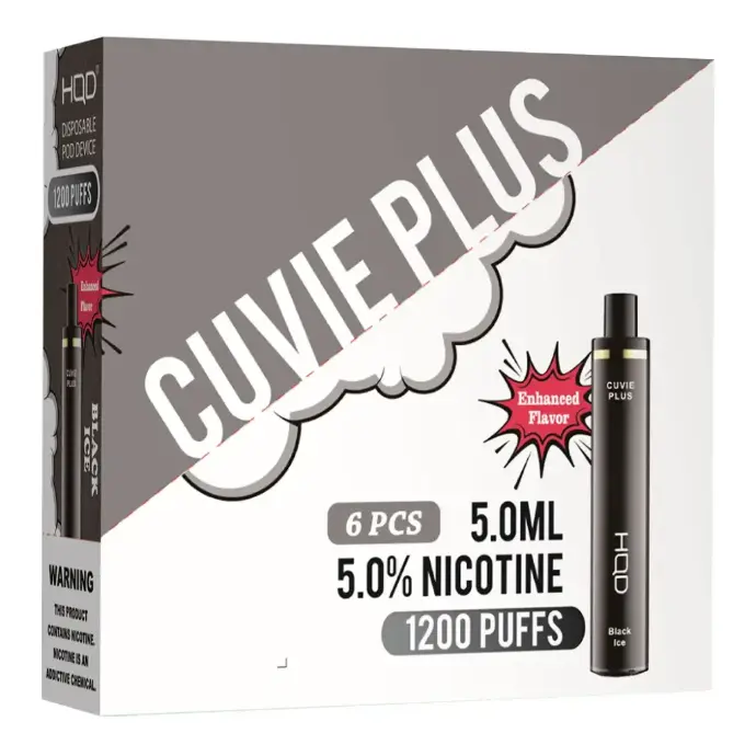 HQD Cuvie Plus Black Ice Flavors