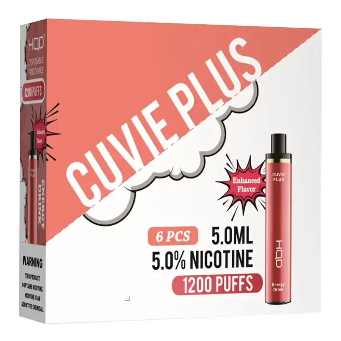HQD Cuvie Plus Energy Drink Flavors