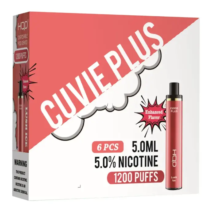 HQD Cuvie Plus Lush Ice Flavors