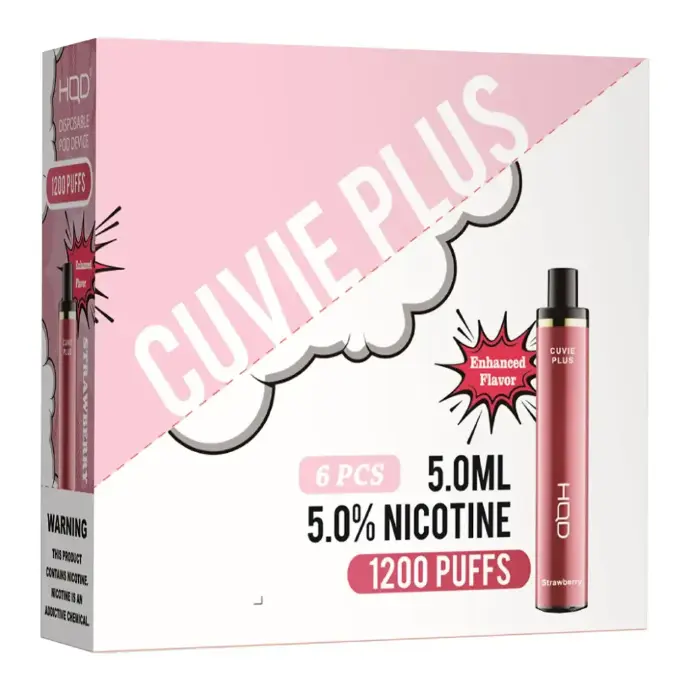 HQD Cuvie Plus Cotton Candy Flavors