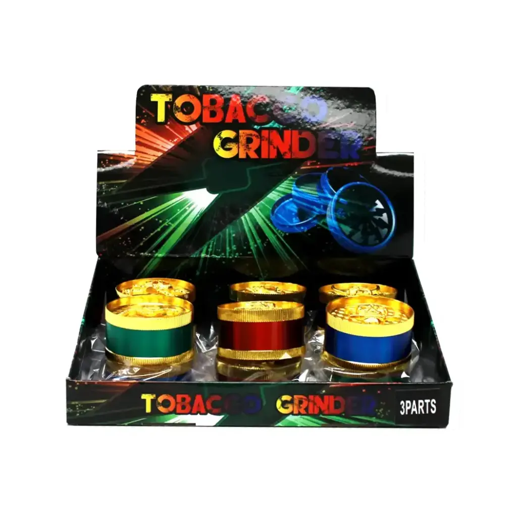 GRINDER (GR107-GD) 3 PARTS GOLD SKULL 51MM
