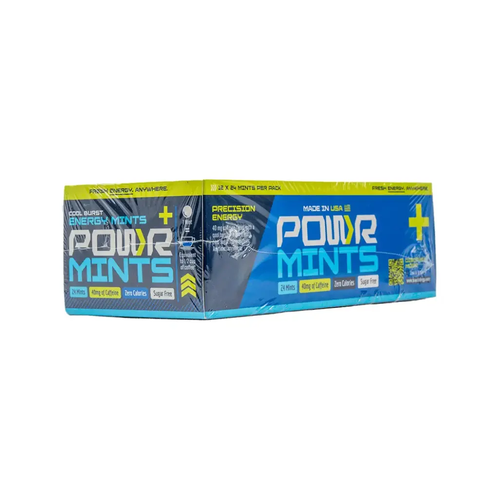 POWR ENERGY MINT 40MG COOL BRUST 24CT