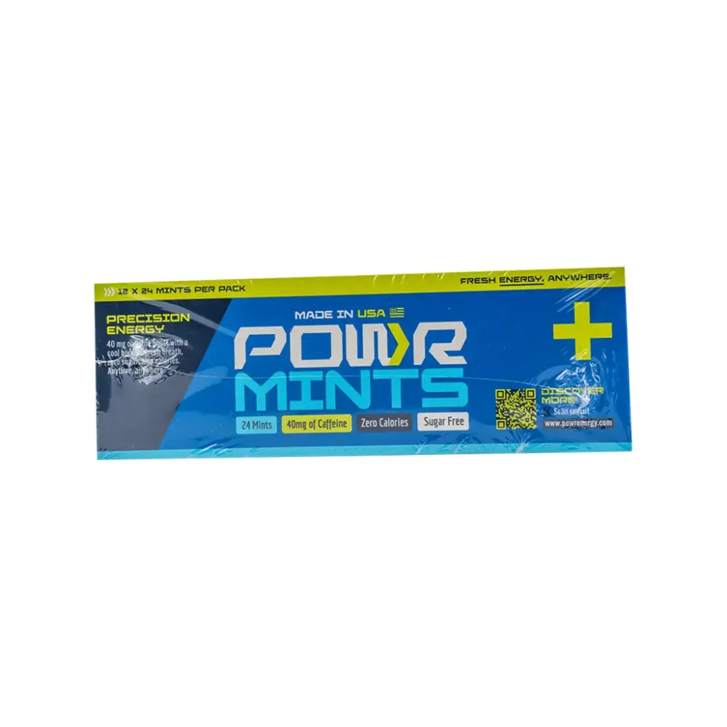 POWR ENERGY MINT 40MG COOL BRUST 24CT