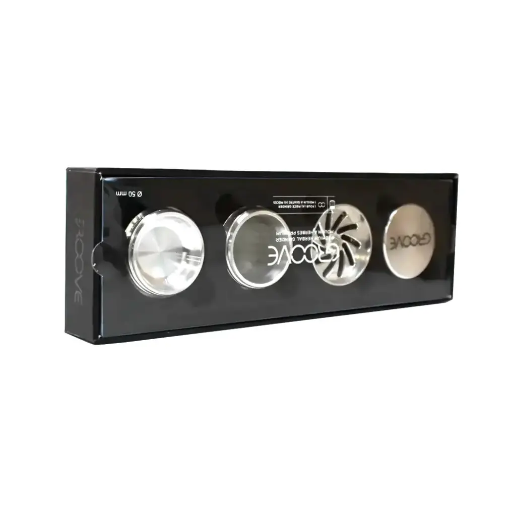 GROOVE GRINDER SET 1CT SILVER