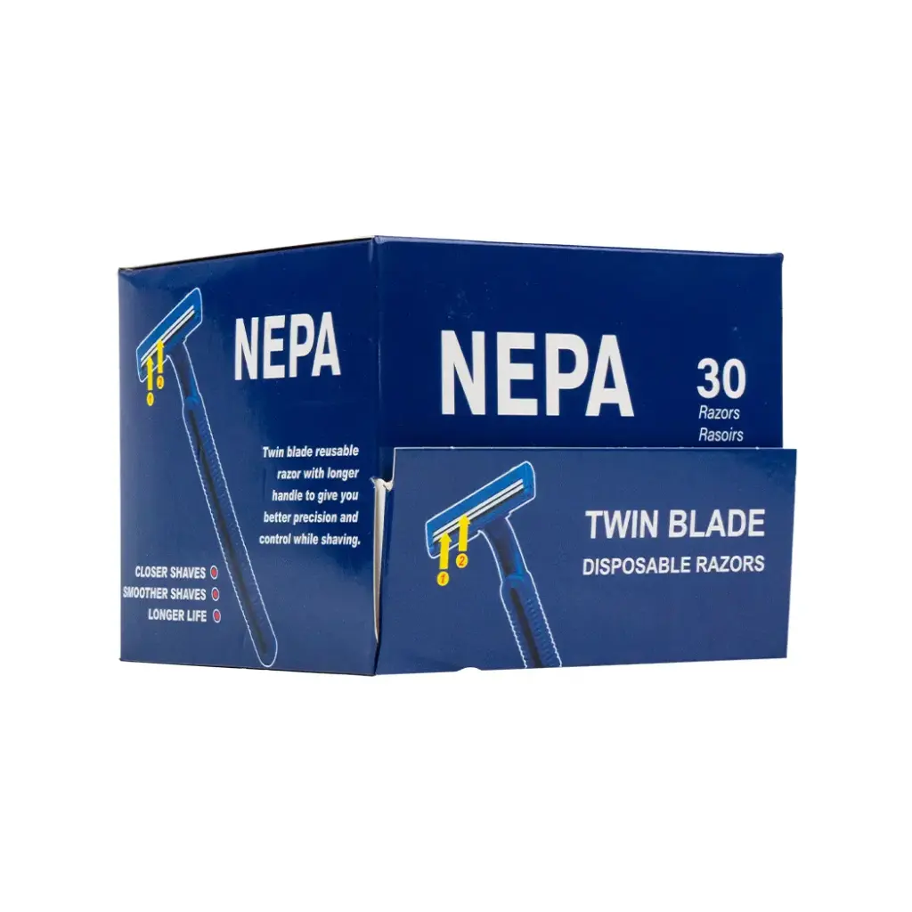 NEPA 30CT RAZOR DISPENSER BOX