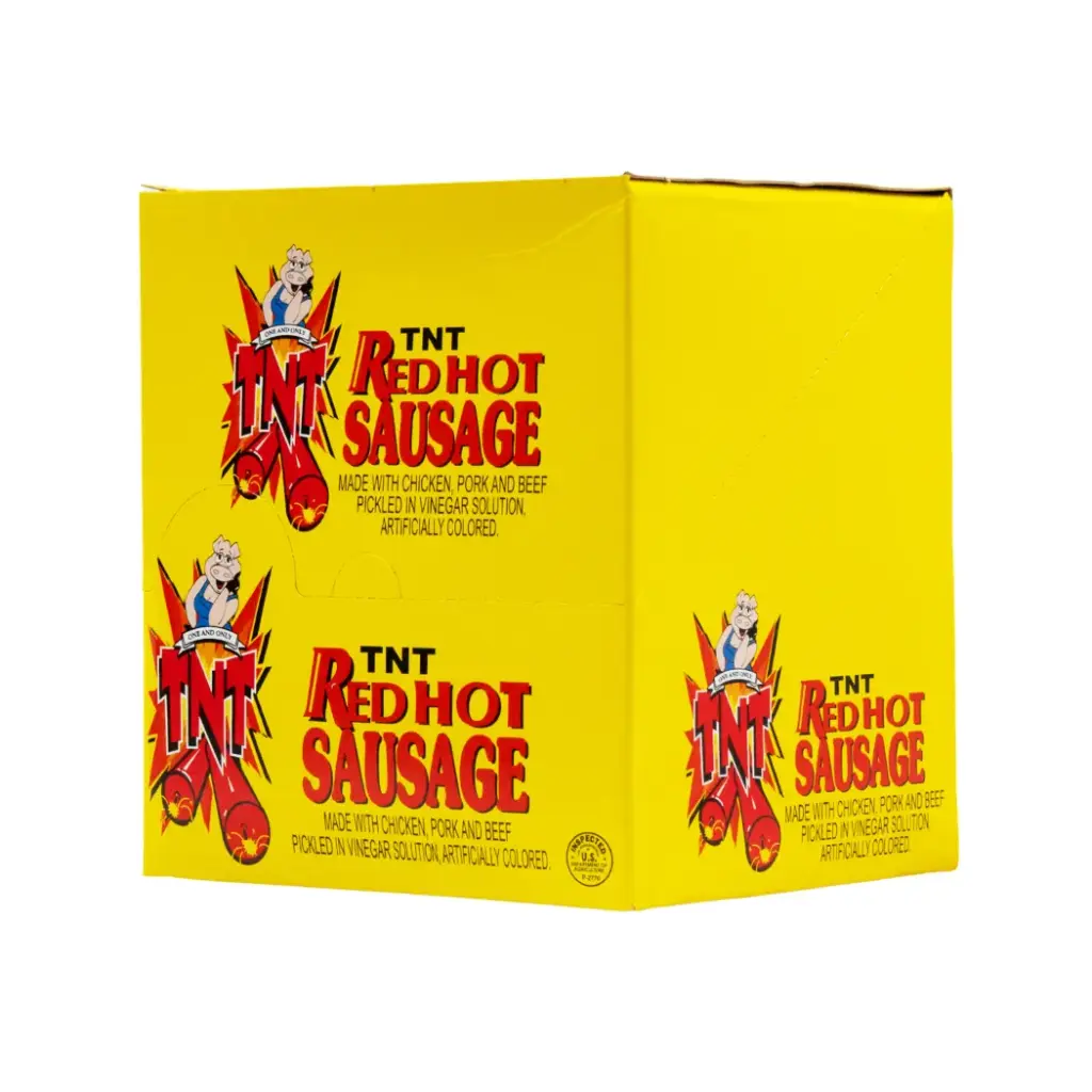 HANNAH'S 20-1.7OZ RED HOT SAUSAGE TNT