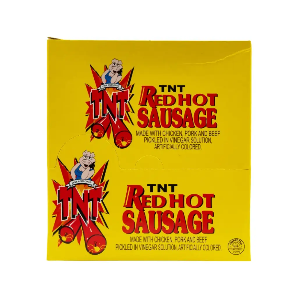 HANNAH'S 20-1.7OZ RED HOT SAUSAGE TNT