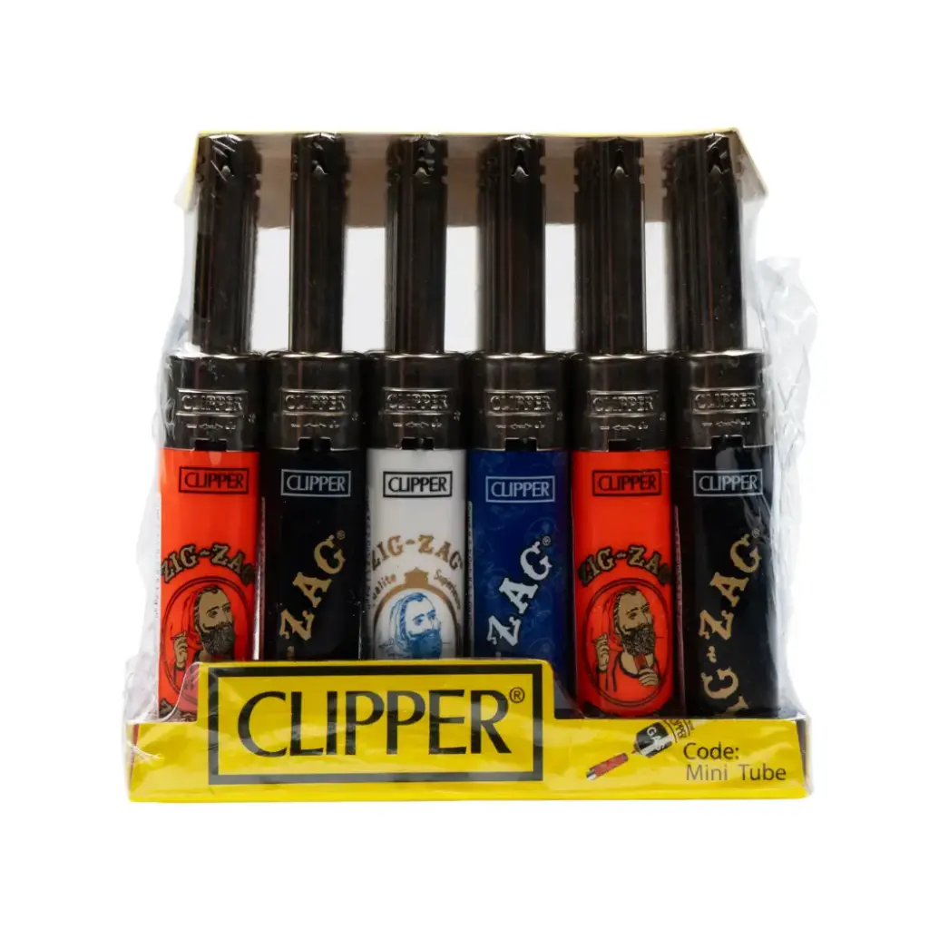 CLIPPER LIGHTERS MINITUBES 24CT ZIG ZAG