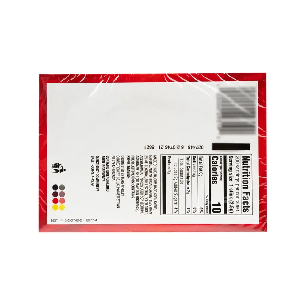 WRIGLEY'S 50C 5-40CT